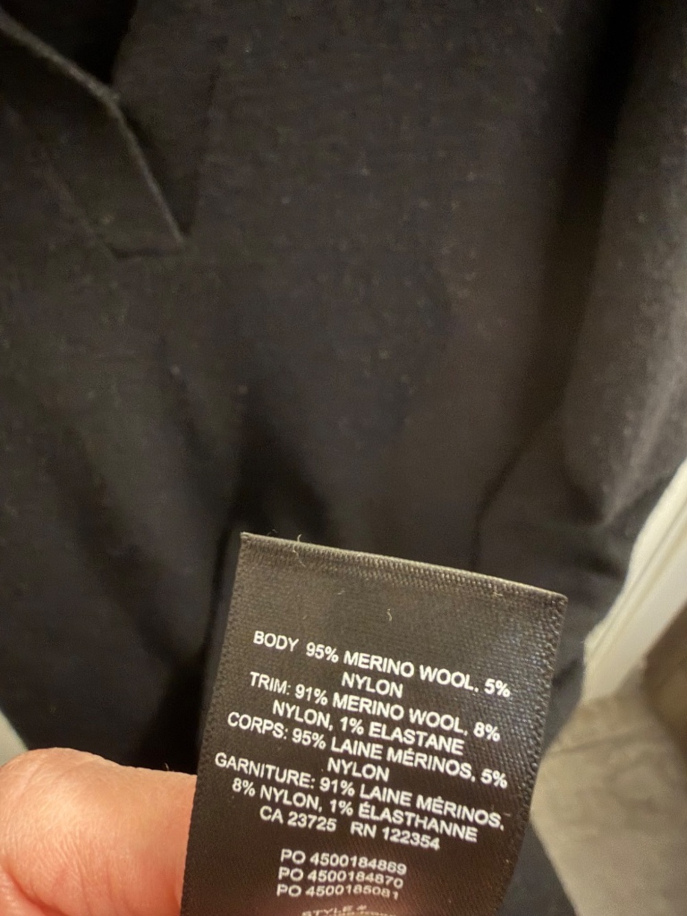Aritzia Babaton Wool Blend Polo Dress - Picture 5 of 5